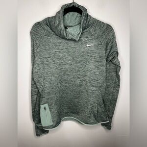 Nike Sweatshirt Sphere Element 1/2 Zip Running Long Sleeve Green Medium